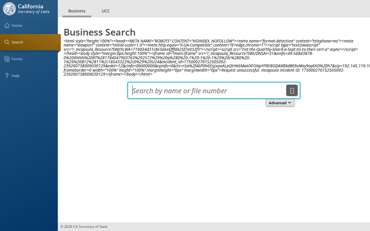 Westminster people directories California business entity search